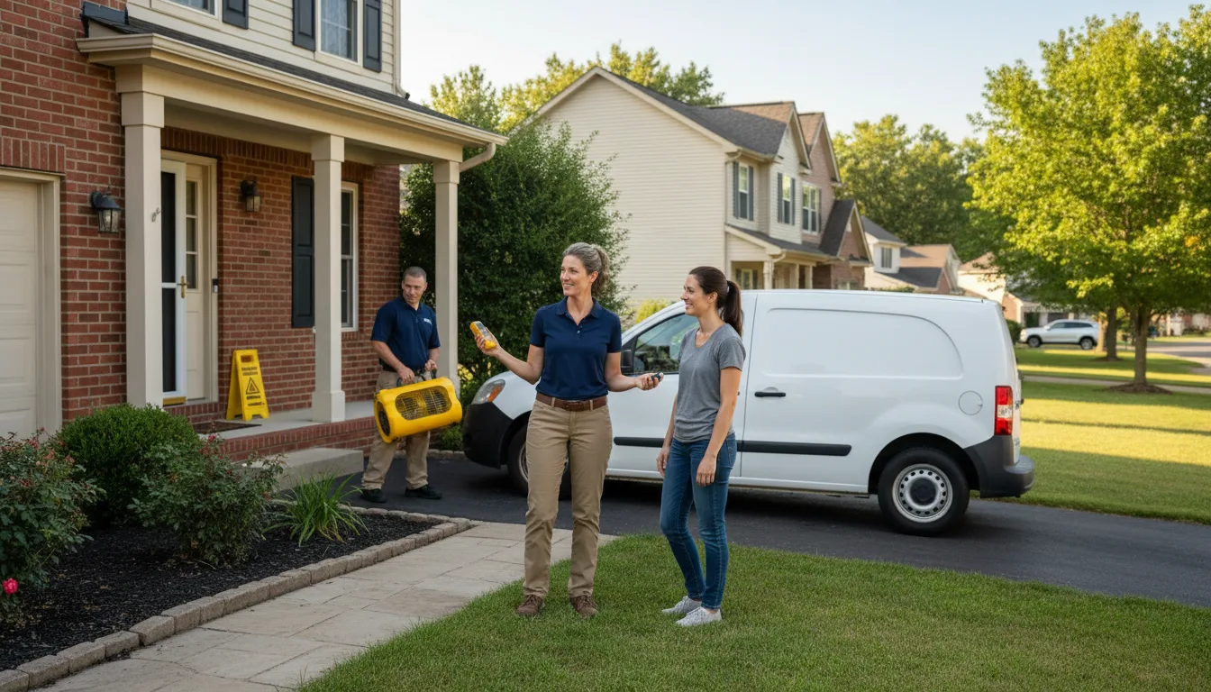 Water restoration image for Dehumidification And Cleanup Services in Steelville, MO